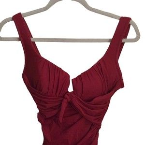 Crimson Red Miracle Suit One Piece Swimsuit